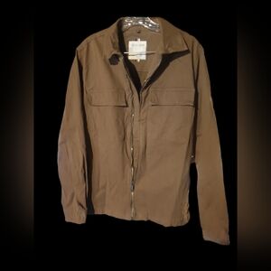 Denim & Flower Brown Military Jacket